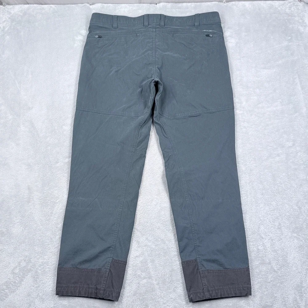 Eddie Bauer First Ascent Guide Day Off Pants Men 38x30 Slate Blue Hiking Stretch